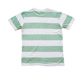 striped t-shirt isolated on white background