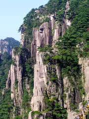 Crédence de cuisine en verre imprimé Monts Huang Scenery of Huangshan in Anhui, China, Huangshan is included in the World Cultural and Natural Heritage List, the world Geopark.