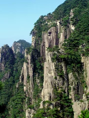 Cercles muraux Monts Huang Scenery of Huangshan in Anhui, China, Huangshan is included in the World Cultural and Natural Heritage List, the world Geopark.