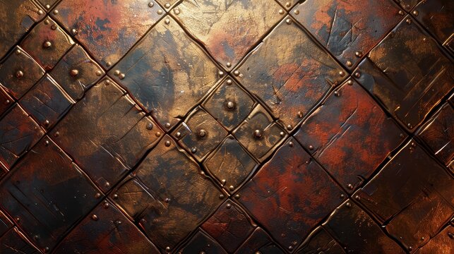 A metal wall with a lot of rust and a lot of holes