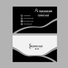 Creative Initial letter business card logo design with modern business vector template. Creative isolated business card monogram logo design
