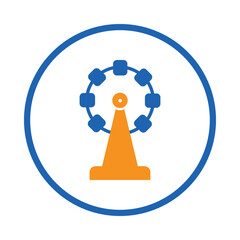 Ferris, wheel, Attraction, Attraction, Ferris wheel icon