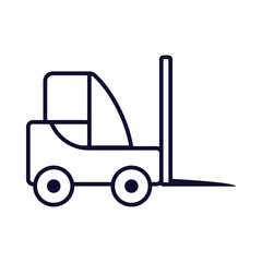 car, crane, forklift icon