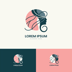 fashion logo or beauty vector logo
