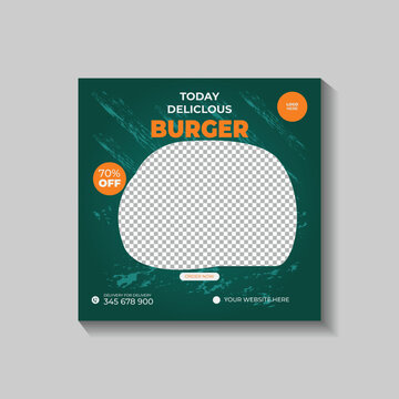 BURGER SOCIL MEDIA POST TAMPLATE