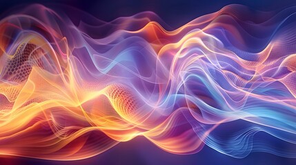 Obraz premium wave background