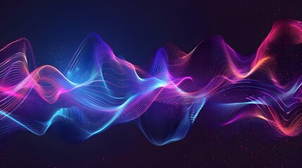 Obraz premium wave background