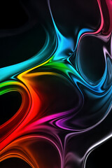 Flow of colored liquid.
Background for: design, print, card (greeting card), banner, poster, flyer, advertising, wallpaper, menu. 
With copy space
