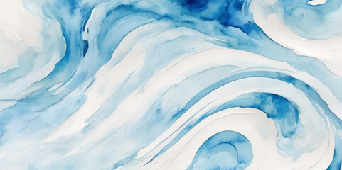 Abstract blue ocean sea surface water wave and curve line background. Vector illustration