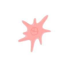 Human Fibroblast Cell Vektor Illustration