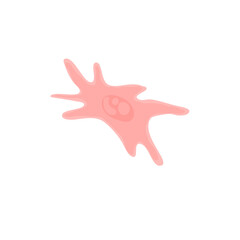 Human Fibroblast Cell Vektor Illustration