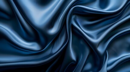 Fototapeta premium blue fabric background
