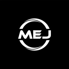 MEJ Letter Logo Design, Inspiration for a Unique Identity. Modern Elegance and Creative Design. Watermark Your Success with the Striking this Logo.