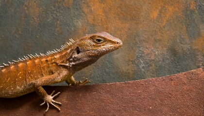 Fototapeta premium bearded dragon lizard