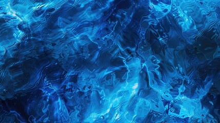 Fototapeta na wymiar Captivating deep blue ice textures resembling a frozen ocean's surface, Concept of natural beauty and winter's cold embrace