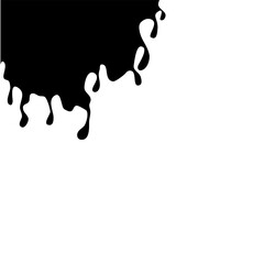 Paintbrush splotch corner