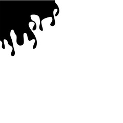 Paintbrush splotch corner