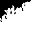 Paintbrush splotch corner