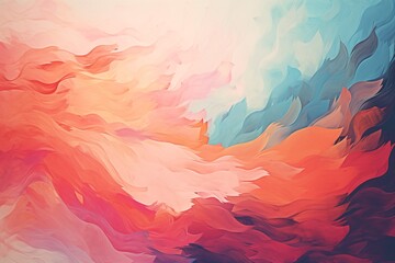 oil painting of hand drawn abstract artistic aesthetic background 