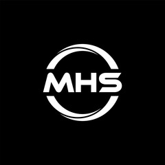 MHS Letter Logo Design, Inspiration for a Unique Identity. Modern Elegance and Creative Design. Watermark Your Success with the Striking this Logo.