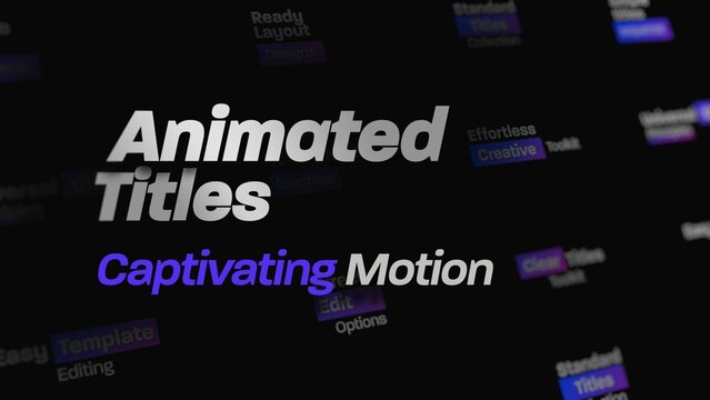 Captivating Motion Titles Layouts