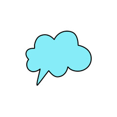 Speech Bubble Clouds