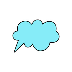 Speech Bubble Clouds