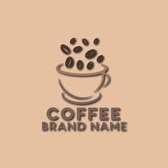 Coffee, coffee shop logo template design