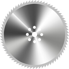 Round metal circular saw blade