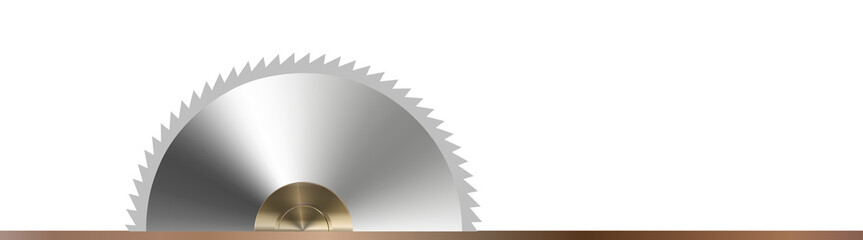 Round metal circular saw blade
