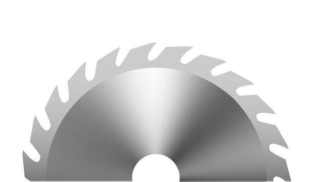 Round metal circular saw blade