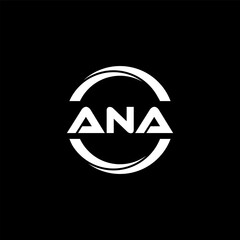 ANA Letter Logo Design, Inspiration for a Unique Identity. Modern Elegance and Creative Design. Watermark Your Success with the Striking this Logo.