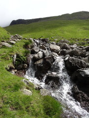 Waterfall on the way up Scafell pike