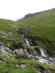 Waterfall on the way up Scafell pike