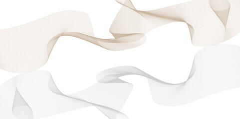 Abstract wave element for design.  Vector illustration. Wave with lines created using blend tool. Dynamic sound wave. Design element. Vector illustration.