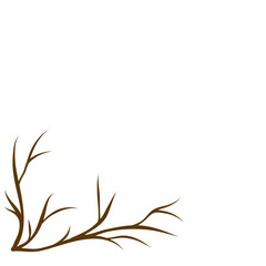 Fototapeta premium Root Corner Border 