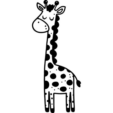 Doodle Giraffe 