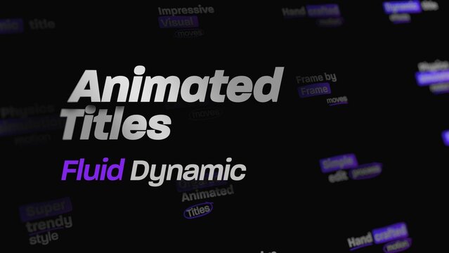 Fluid Dynamic Animated Ttiles