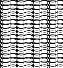 Seamless abstract pattern in black on a white background