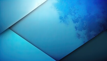 Blue background illustration with paper effect , Generate AI