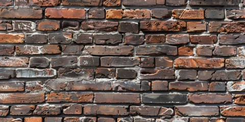 Foto op Plexiglas Color brick wall old texture of a brick © Zaid
