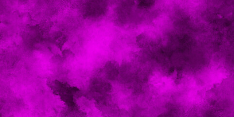 Hand-drawn bright pink gradient abstract watercolor splashed on the paper. Multicolor watercolor background for textures. Abstract cosmic purple multicolor texture water color paint illustration,	
