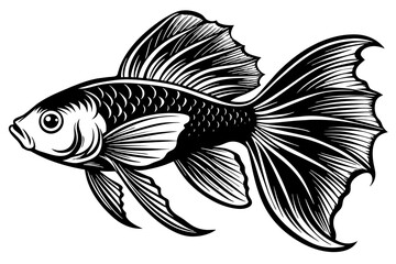 betta-fish-icon-vector-illustration