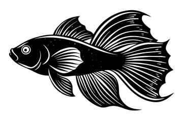 betta-fish-icon-vector-illustration
