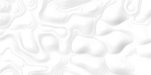 Abstract white paper cut vector realistic relief background template for banners. Overlapping design decorative style background. Illustration vector