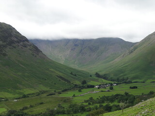 Scaffell pike in the lake distrcit