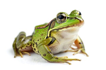 Naklejka premium Frog isolated on white background