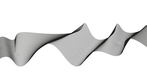 geometric abstract curved monochrome wave lines on white background, Modern geometric color gradient rough abstract black background, a black abstract wavy lines on black.