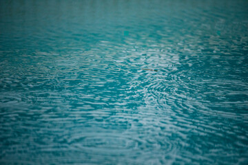 Gotas de agua de lluvia