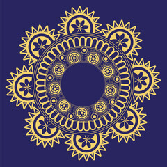 This is simple and vector Mandala design background and it is editable. 